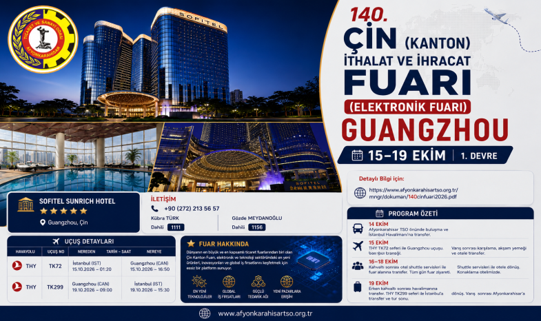 140. Çin (Kanton) İthalat ve İhracat Fuarı – Guangzhou